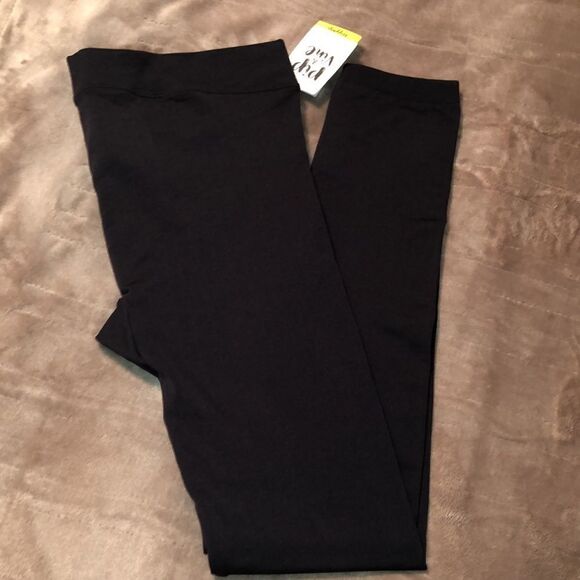 Rosie Pope L Black Low Rise Maternity Seamless Leggings - Picture 6 of 11